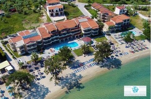 ЛЯТО в Остров ТАСОС, RACHONI BЕACH HOTEL 3*+: нощувка със Закуска и Вечеря  в двойна стая - 110 лв. За Двама + Дете до 3.99 г. или нощувка на база All Inclusive в двойна стая - 168 лв. За Двама + Дете до 3.99 г.