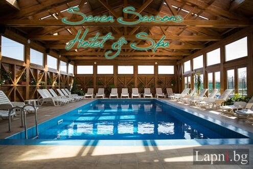 ВЕЛИКДЕН в БАНЯ, Seven Season Hotel & SPA: 3 Нощувки на база Закуска и Вечеря за 165 лв. на Човек + Минерален БАСЕЙН и Сауна + Дете до 5.99 г Безплатно!