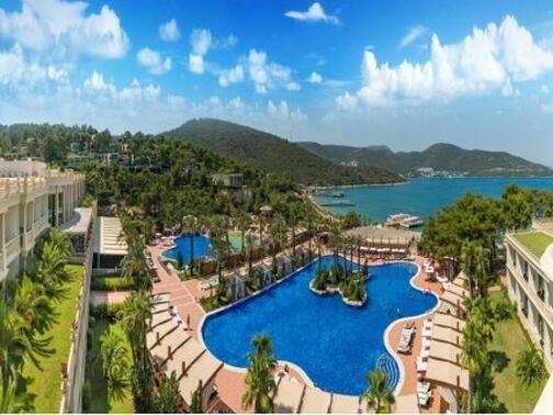 СУПЕР ЛУКС! РАННИ ЗАПИСВАНИЯ за ЛЯТО 2020, Бодрум, хотел VOGUE HOTEL SUPREME BODRUM 5* с АКВАПАРК: Транспорт + 7 нощувки ULTRA ALL INCLUSIVE на цена от 847 лв. на ЧОВЕК!