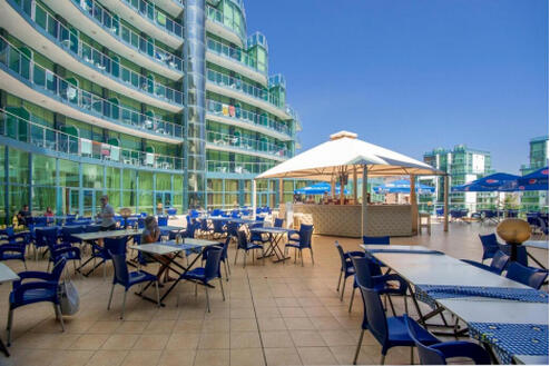 ПРИМОРСКО, хотел Приморско дел Сол 5* Нощувка на база All Inclusive на цени от 40.50 лв. на Човек + БАСЕЙН + Чадър и ШЕЗЛОНГ + БОНУС ULTRA ALL INCLUSIVE