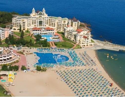 РАННИ РЕЗЕРВАЦИИ за Лято 2021 в хотел MARINA ROYAL PALACE 5*, ДЮНИ: Нощувка на база ALL INCLUSIVE на цена от 87.30 лв. на ЧОВЕК!