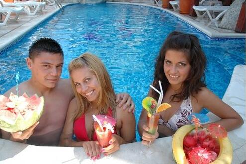 ШОК ЦЕНА за Промо ЛЯТО в Приморско, Хотел Свети Стефан: Нощувка на база All Inclusive на цени от 38.99 лв. на ЧОВЕК + БАСЕЙН, Чадър и Шезлонг