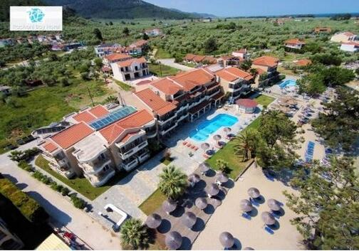 ЛЯТО в Остров ТАСОС, RACHONI BЕACH HOTEL 3*+: нощувка със Закуска и Вечеря  в двойна стая - 110 лв. За Двама + Дете до 3.99 г. или нощувка на база All Inclusive в двойна стая - 168 лв. За Двама + Дете до 3.99 г.