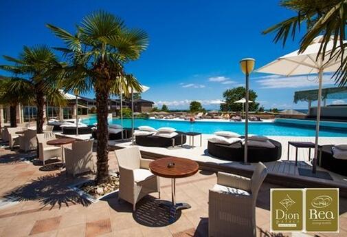 5 Звездно ЛЯТО, DION PALACE RESORT 5*: нощувка със закуска и ВЕЧЕРЯ на цена от 159 лв. за ДВАМА + Дете до 5.99 г Безплатно!