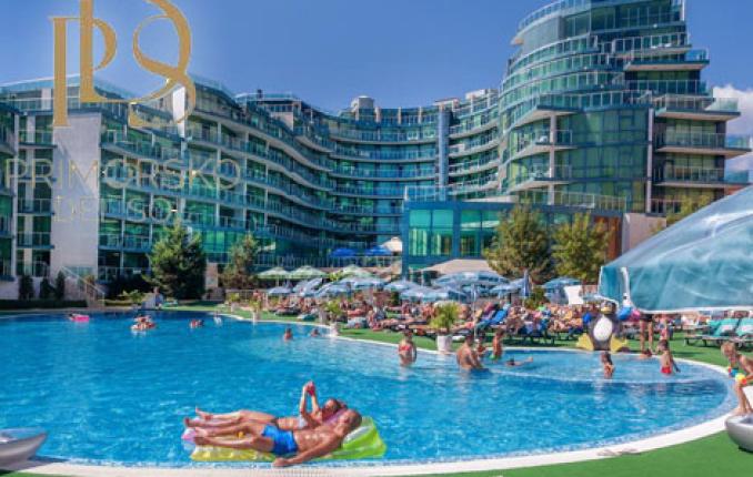 ПРИМОРСКО, хотел Приморско дел Сол 5* Нощувка на база All Inclusive на цени от 40.50 лв. на Човек + БАСЕЙН + Чадър и ШЕЗЛОНГ + БОНУС ULTRA ALL INCLUSIVE