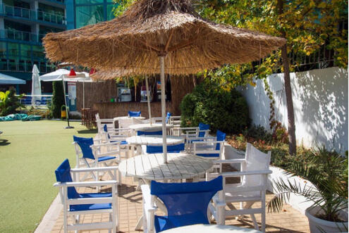 ПРИМОРСКО, хотел Приморско дел Сол 5* Нощувка на база All Inclusive на цени от 40.50 лв. на Човек + БАСЕЙН + Чадър и ШЕЗЛОНГ + БОНУС ULTRA ALL INCLUSIVE
